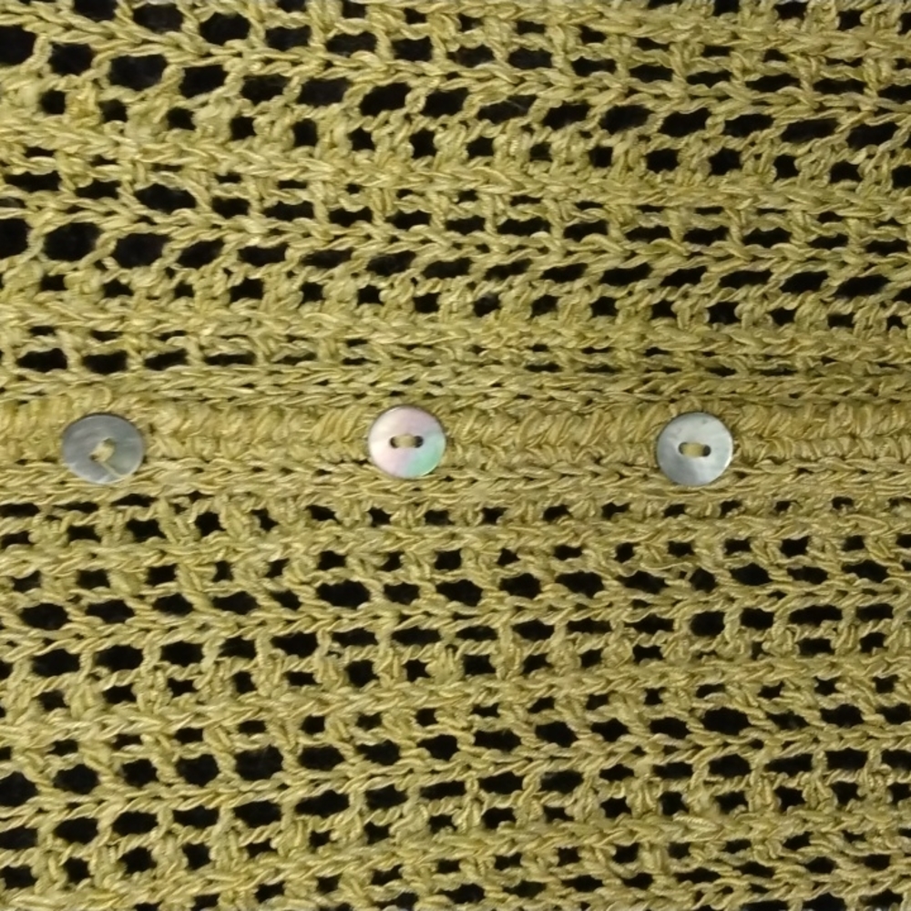 Sigrid Olsen VINTAGE Crochet Silk Sweater ~ Lrg - Picture 4 of 7